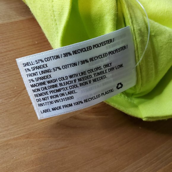 Wild Fable™- Women's Tiny Tank Top XXS  Vibrant Lime Green - Picture 5 of 6